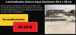 Hellweg Laminatboden Deluxe Aqua Sandstein Angebot