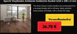 Hellweg Specht Vinylboden Ambiente Goldeiche Dunkel Angebot