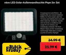 Hellweg näve LED-Solar-Außenwandleuchte Pepe Angebot