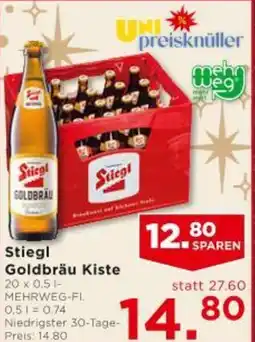 Unimarkt Stiegl Goldbräu Kiste Angebot