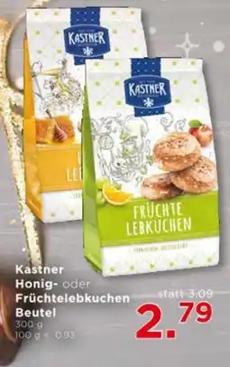 Unimarkt Kastner Honig- oder Früchtelebkuchen Beutel Angebot