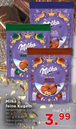 Unimarkt Milka feine Kugeln Angebot