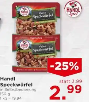 Unimarkt Handl speckwürfel Angebot