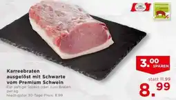 Unimarkt Karreebraten ausgelöst mit Schwarte vom Premium Schwein Angebot