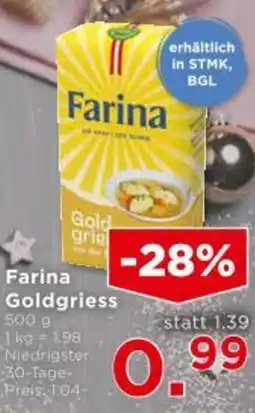 Unimarkt Farina Goldgriess Angebot