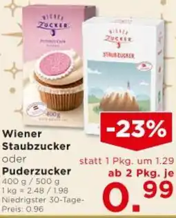 Unimarkt Wiener Staubzucker oder Puderzucker Angebot