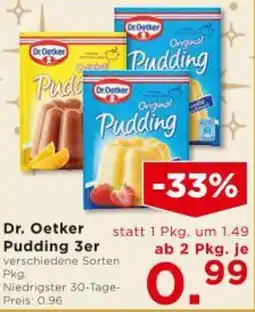 Unimarkt Dr. Oetker Pudding 3er Angebot