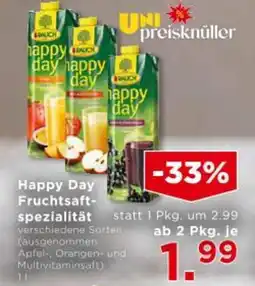 Unimarkt Happy Day Fruchtsaftspezialität Angebot