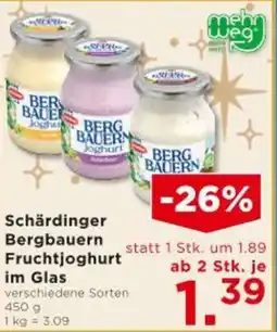 Unimarkt Schärdinger Bergbauern Fruchtjoghurt im Glas Angebot