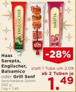 Unimarkt Haas Sarepta Englischer Balsamico oder Grill Senf Angebot