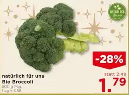 Unimarkt Natürlich für uns bio broccoli Angebot