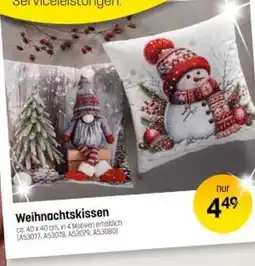 Reiter Weihnachtskissen Angebot