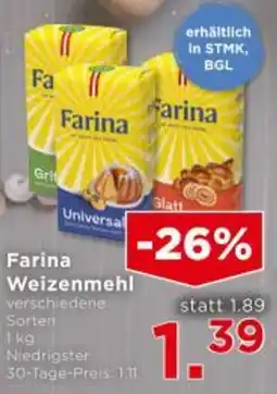Unimarkt Farina Weizenmehl Angebot