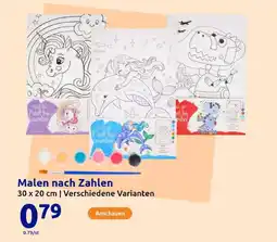Action Malen nach Zahlen Angebot