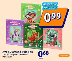 Action Avec Diamond Painting Angebot