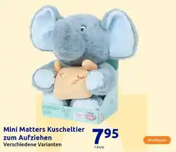Action Mini Matters Kuscheltier zum Aufziehen Angebot