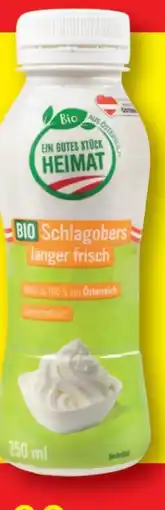Lidl Ein Gutes Stück Heimat Bio-Schlagobers Angebot