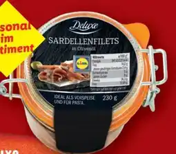 Lidl Deluxe Sardellenfilets Angebot