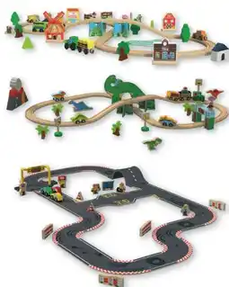 Lidl Lupilu Holz-Eisenbahnset M Angebot