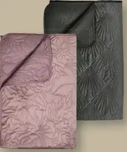 Lidl Livarno Home Velours Tagesdecke Angebot