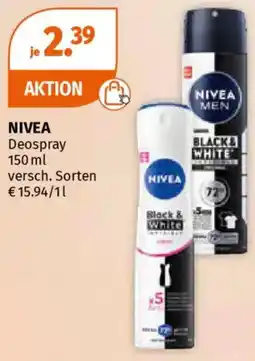 Müller NIVEA Deospray Angebot