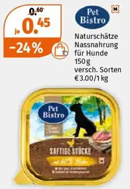 Müller Naturschätze Nassnahrung für Hunde Angebot