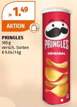 Müller PRINGLES 165g Angebot