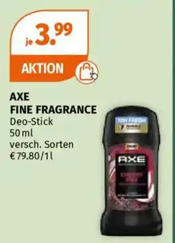 Müller AXE FINE FRAGRANCE Deo-Stick Angebot