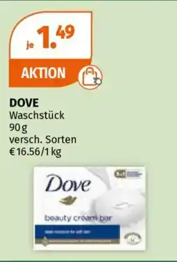 Müller DOVE Waschstück Angebot
