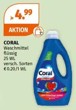 Müller CORAL Waschmittel Angebot