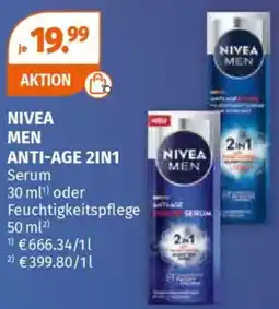 Müller Nivea men anti-age 2in1 Angebot