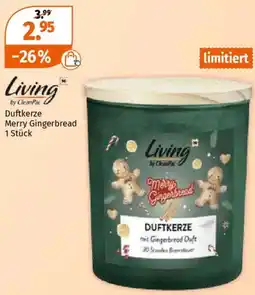 Müller Duftkerze Merry Gingerbread Angebot