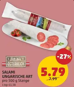 PENNY Salami ungarische art Angebot