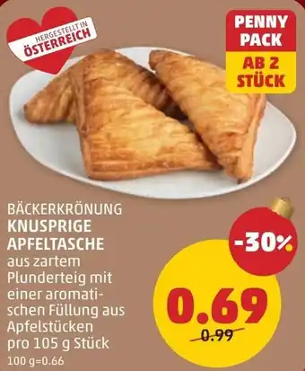 PENNY Knusprige apfeltasche Angebot