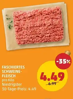 PENNY Faschiertes schweine- fleisch Angebot