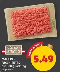 PENNY Mageres faschiertes Angebot