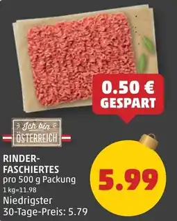 PENNY Rinder- faschiertes Angebot