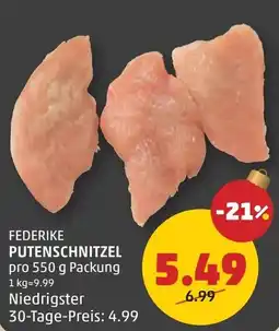 PENNY Federike putenschnitzel Angebot