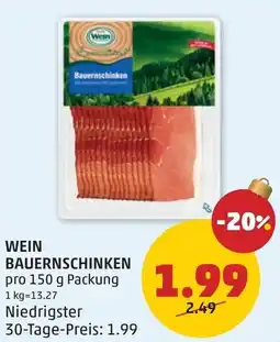PENNY Wein bauernschinken Angebot