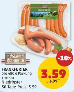 PENNY Frankfurter Angebot