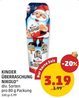PENNY Kinder überraschung nikolo Angebot