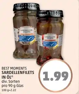 PENNY Best moments sardellenfilets in öl* Angebot