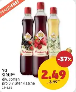 PENNY Yo sirup Angebot