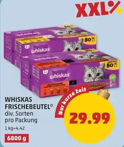 PENNY Whiskas frischebeutel Angebot