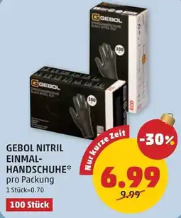 PENNY Gebol nitril einmal- handschuhe Angebot