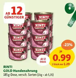 Fressnapf Rinti gold hundenahrung Angebot