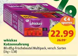 Fressnapf Whiskas klassische Angebot