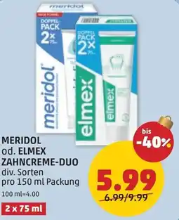 PENNY Meridol od. elmex zahncreme-duo Angebot