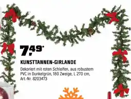 OBI Kunsttannen-Girlande Dekoriert Angebot