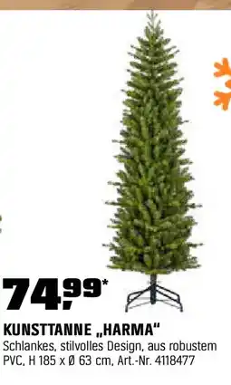 OBI Künstlicher Weihnachtsbaum Tannenbaum Harma Pilar Kunsttanne Grün Angebot